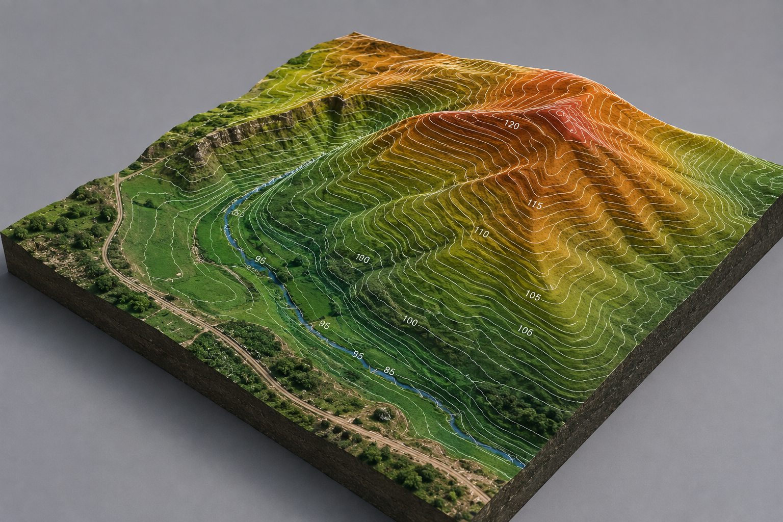 Digital terrain model