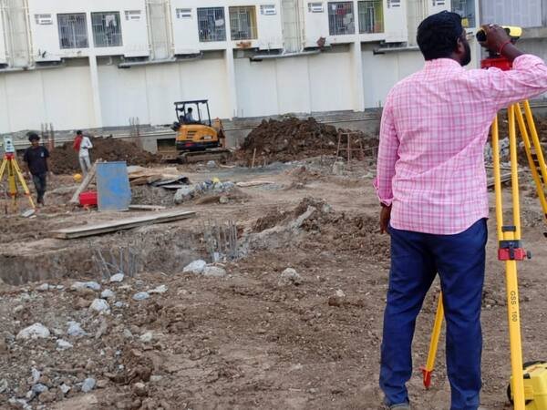 Layout verification at a housing project
