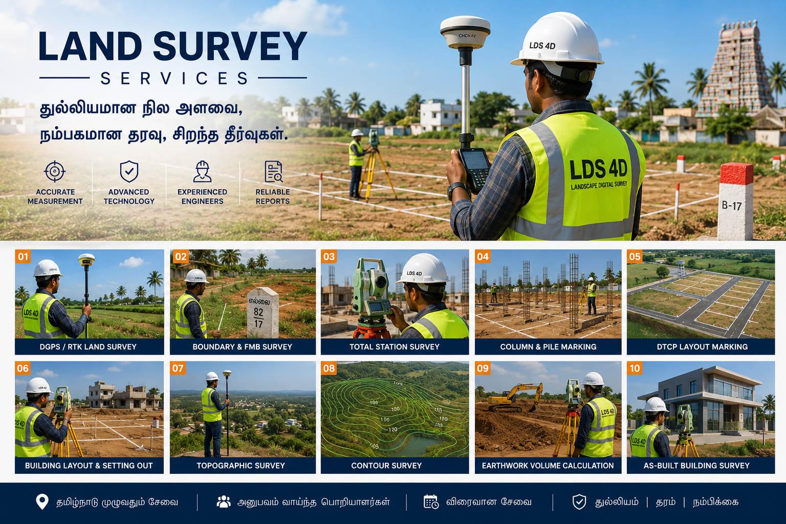 LDS 4D Land Survey Services