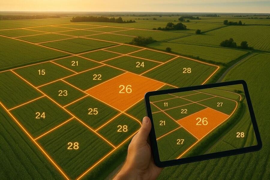 Area calculation drawing